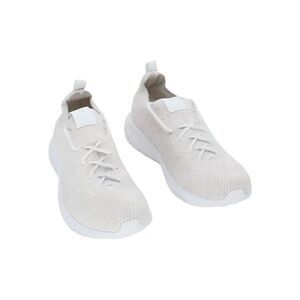 Nisolo Women's Athleisure Eco-Knit Sneaker, Linen Size 8.5M